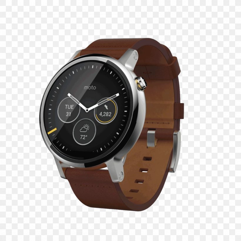 Moto 360 (2nd Generation) Amazon.com Smartwatch Pebble, PNG, 1000x1000px, Moto 360 2nd Generation, Amazoncom, Apple Watch, Brand, Brown Download Free