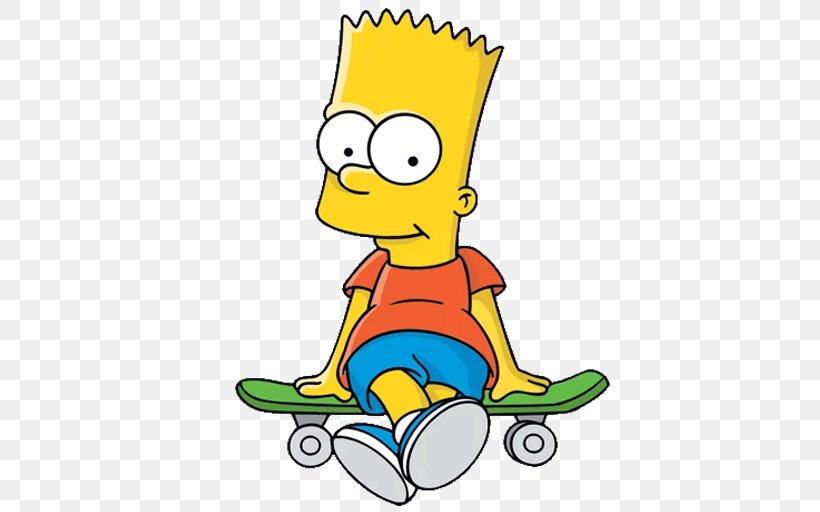 Bart Simpson Homer Simpson Marge Simpson Maggie Simpson Milhouse Van Houten, PNG, 512x512px, Bart Simpson, Area, Artwork, Beak, Do The Bartman Download Free