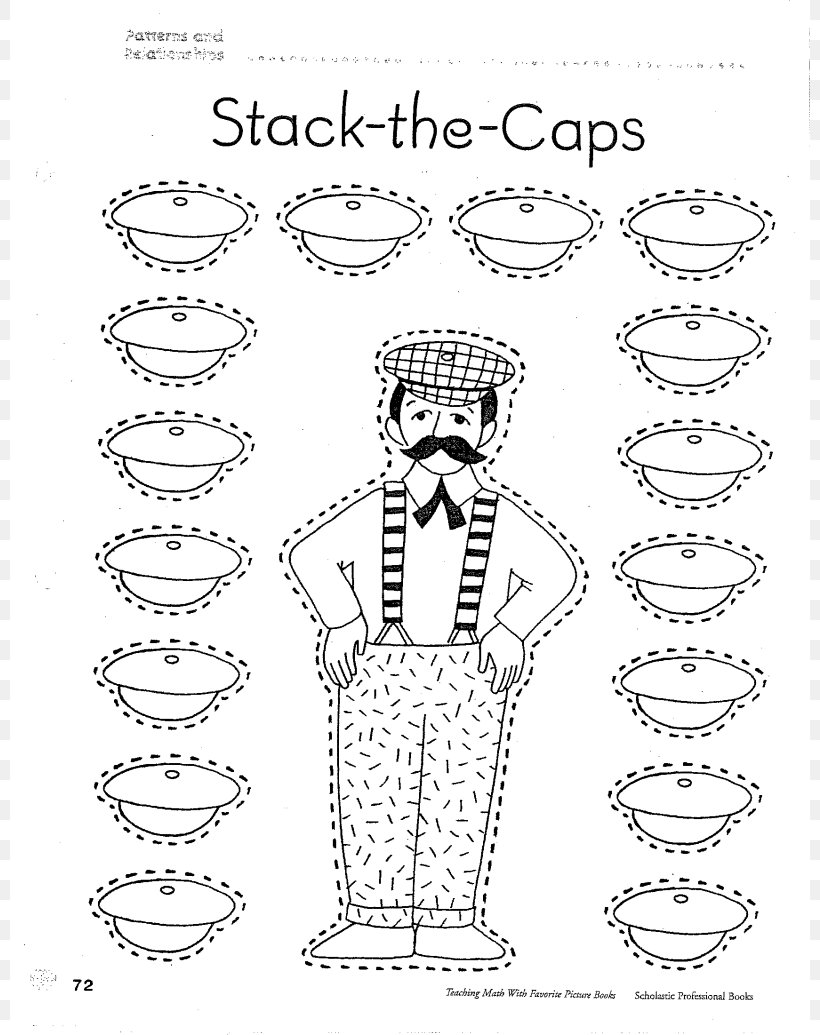 Caps For Sale Hat Peddler Clip Art, PNG, 800x1035px, Caps For Sale, Area, Art, Baseball Cap, Black And White Download Free