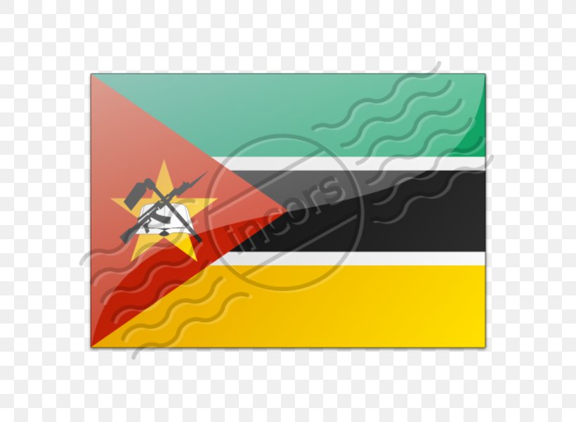 Flag Of Mozambique Cartoon Rectangle, PNG, 600x600px, Mozambique, Cartoon, Flag, Flag Of Mozambique, Orange Download Free