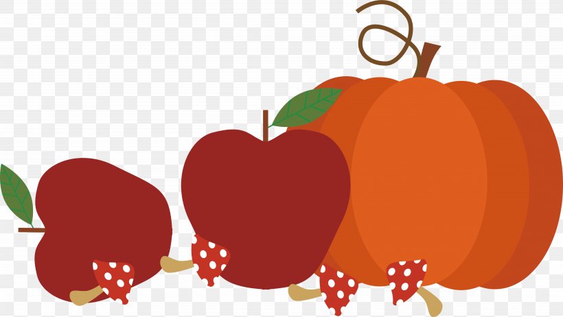 Pumpkin Apple Clip Art, PNG, 5579x3148px, Pumpkin, Apple, Autumn, Cucurbita Pepo, Food Download Free