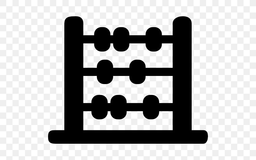 Abacus Mathematics Calculation Clip Art, PNG, 512x512px, Abacus, Area, Black, Black And White, Calculation Download Free
