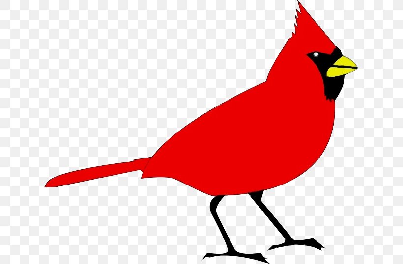 Bird Northern Cardinal Beak Cardinal Clip Art, PNG, 640x538px, Watercolor, Beak, Bird, Cardinal, Northern Cardinal Download Free