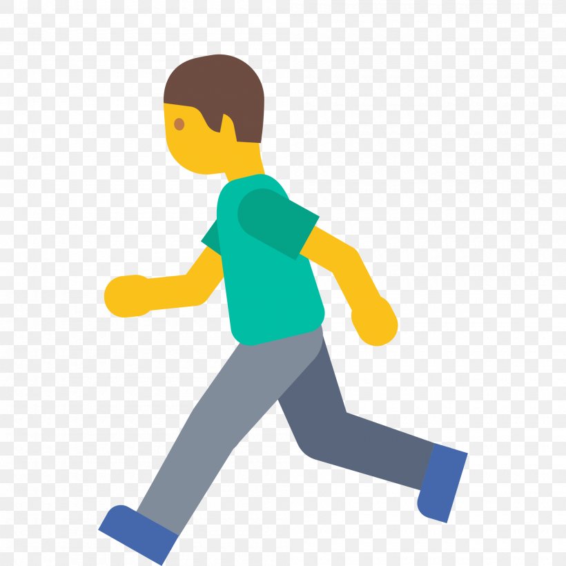 Emoji Running Noto Fonts Unicode WhatsApp, PNG, 2000x2000px, Emoji, Area, Arm, Boy, Cartoon Download Free