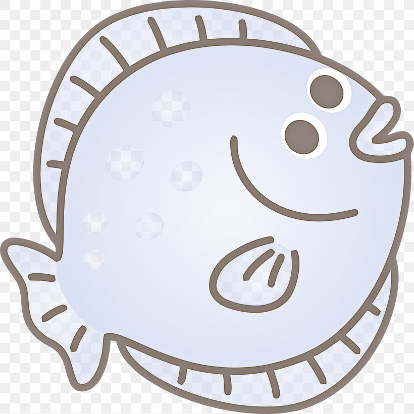 Emoticon, PNG, 2996x3000px, Flounder, Cartoon Flounder, Emoticon, Fish, Line Art Download Free