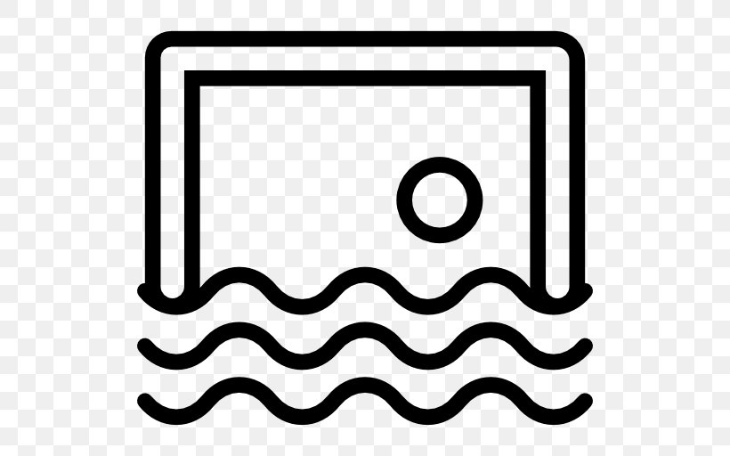 Water Polo Sport Clip Art, PNG, 512x512px, Water Polo, Area, Black, Black And White, Polo Download Free