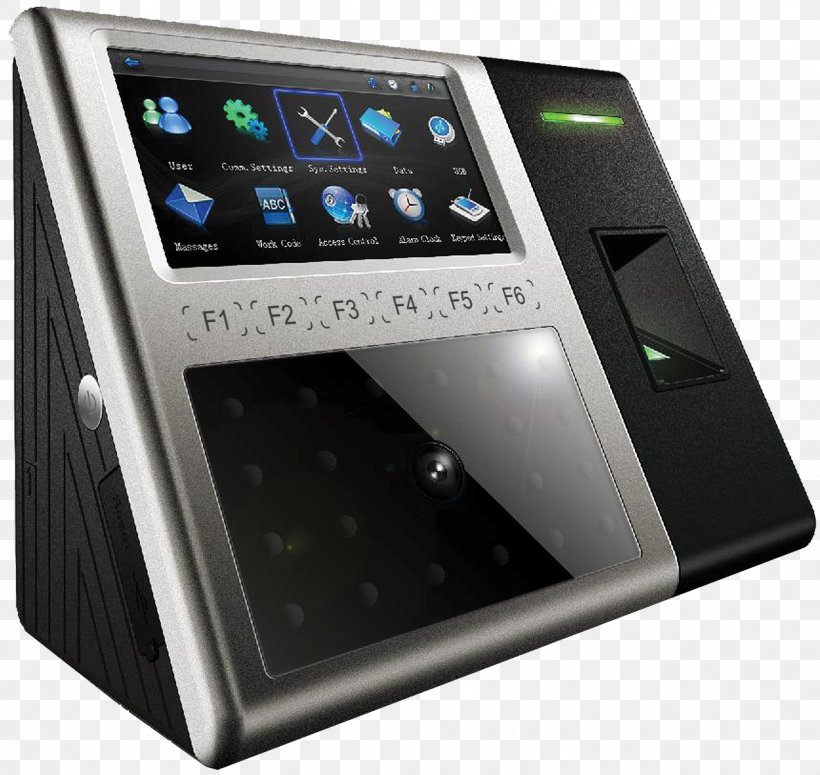 Access Control Time And Attendance Facial Recognition System Biometrics Fingerprint, PNG, 1277x1208px, Access Control, Biometric Device, Biometrics, Display Device, Electronic Device Download Free