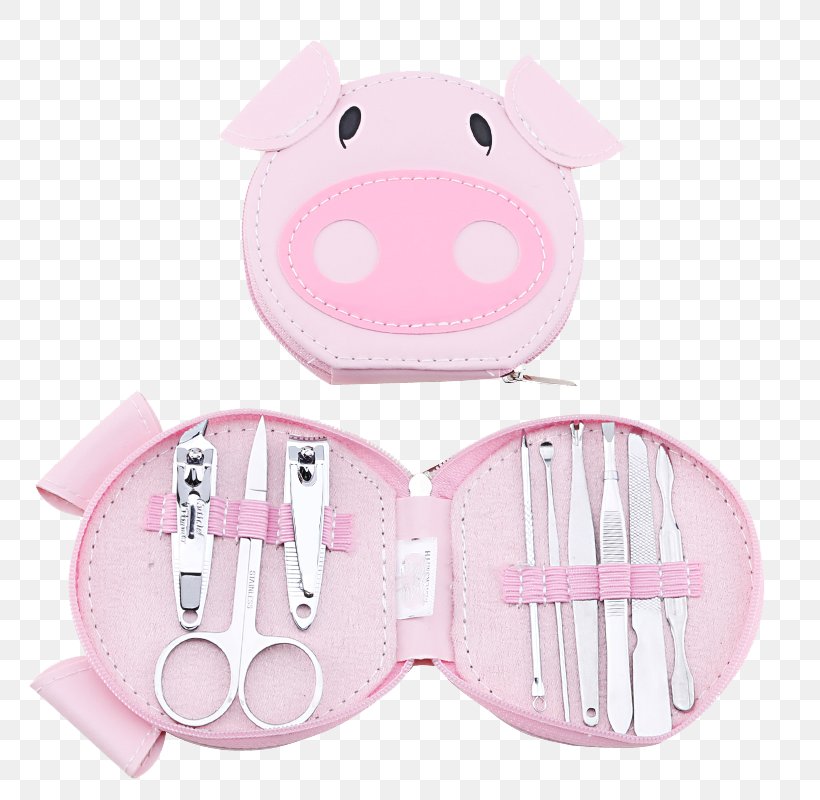 Domestic Pig Paper Nail Clipper Tweezers, PNG, 800x800px, Domestic Pig, Bag, Cosmetology, Ear, Ear Pick Download Free