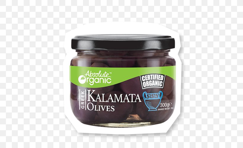 Greek Cuisine Organic Food Kalamata Olive, PNG, 500x500px, Greek Cuisine, Antipasto, Chocolate Spread, Chutney, Crushed Red Pepper Download Free
