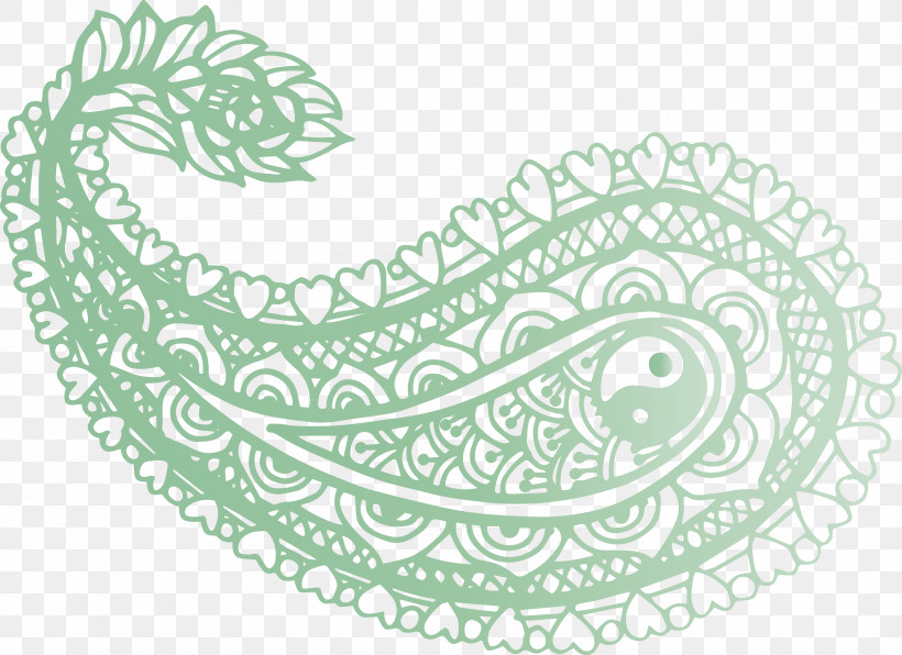 Paisley Drawing /m/02csf Line Point, PNG, 3329x2421px, Paisley, Biology, Drawing, Line, M02csf Download Free