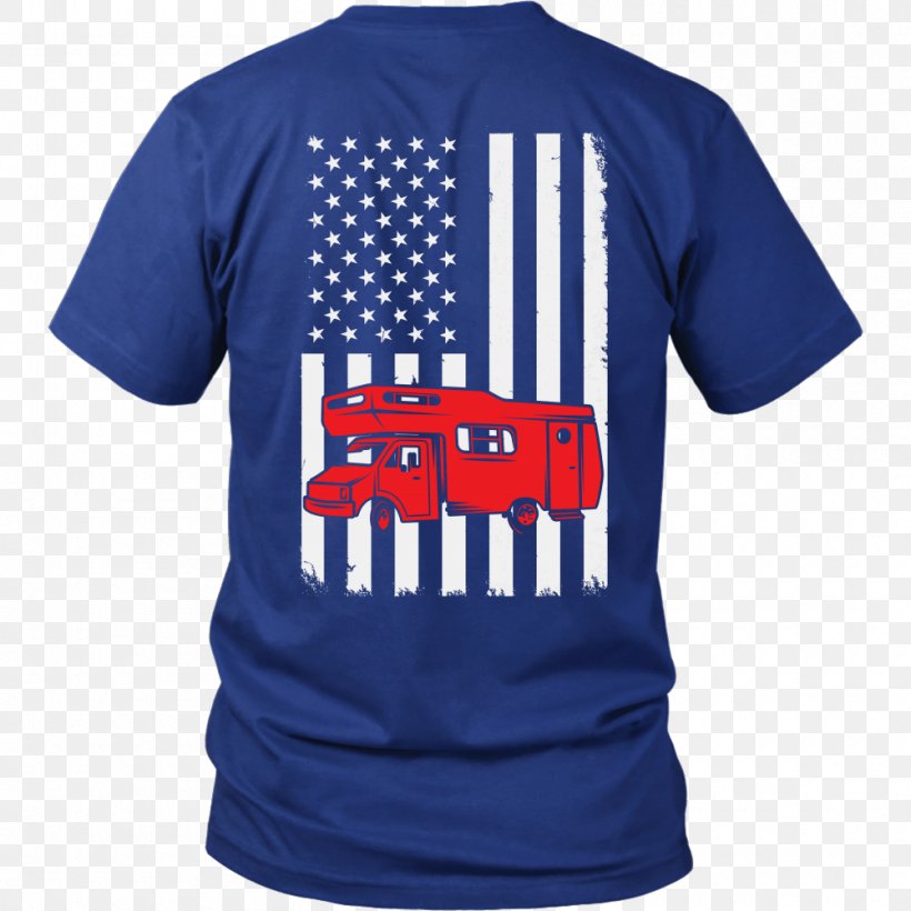 T-shirt Hoodie United States Clothing, PNG, 1000x1000px, Tshirt, Active Shirt, All Over Print, Blue, Brand Download Free