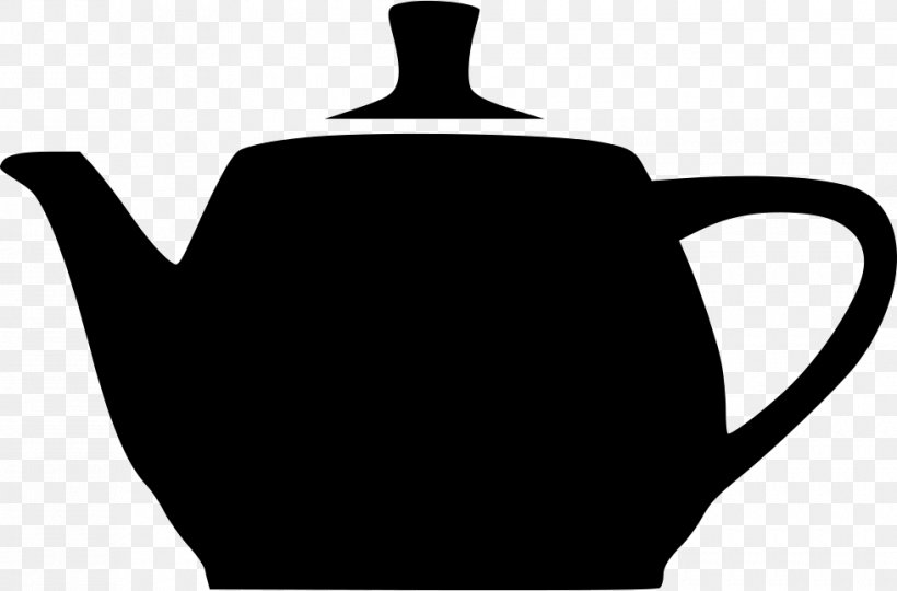 Utah Teapot Kettle Silhouette, PNG, 980x646px, Teapot, Black, Black And White, Coffee Cup, Cup Download Free