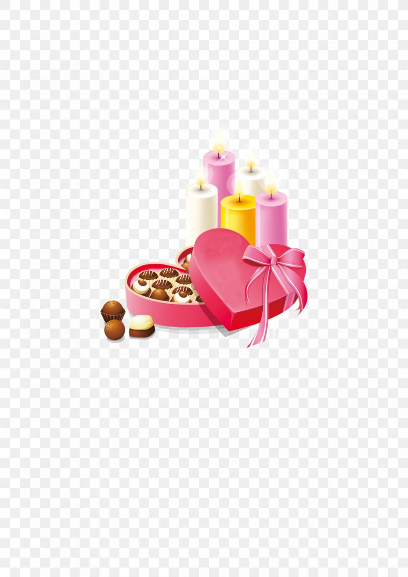 Valentine's Day Heart Gift Clip Art, PNG, 2480x3508px, Valentine S Day, Box, Cake, Candle, Flooring Download Free