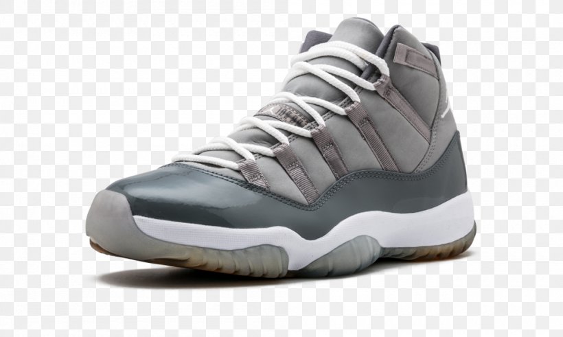 Air Jordan 11 Retro 'Cool Grey' 2010 Mens Sneakers, PNG, 1000x600px, Nike, Air Jordan, Athletic Shoe, Basketball Shoe, Black Download Free