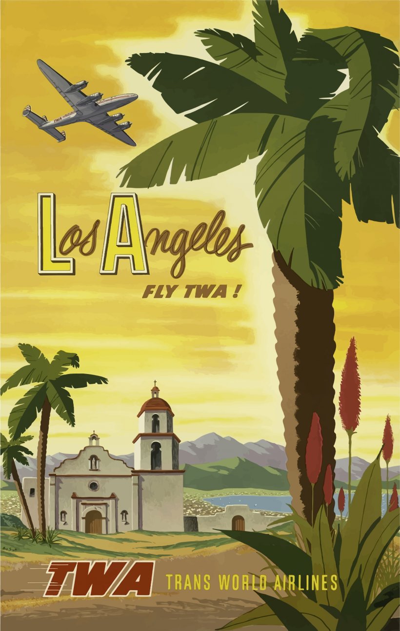 Los Angeles Poster Vintage Clothing Printmaking Trans World Airlines, PNG, 1520x2399px, Los Angeles, Advertising, Airline, Allposterscom, Arecales Download Free