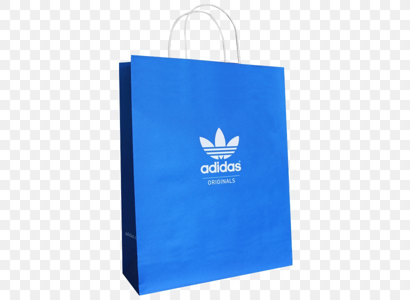 Shopping Bags & Trolleys Adidas Paper Bag Brand, PNG, 555x600px, Shopping Bags Trolleys, Adidas, Bag, Blue, Brand Download Free