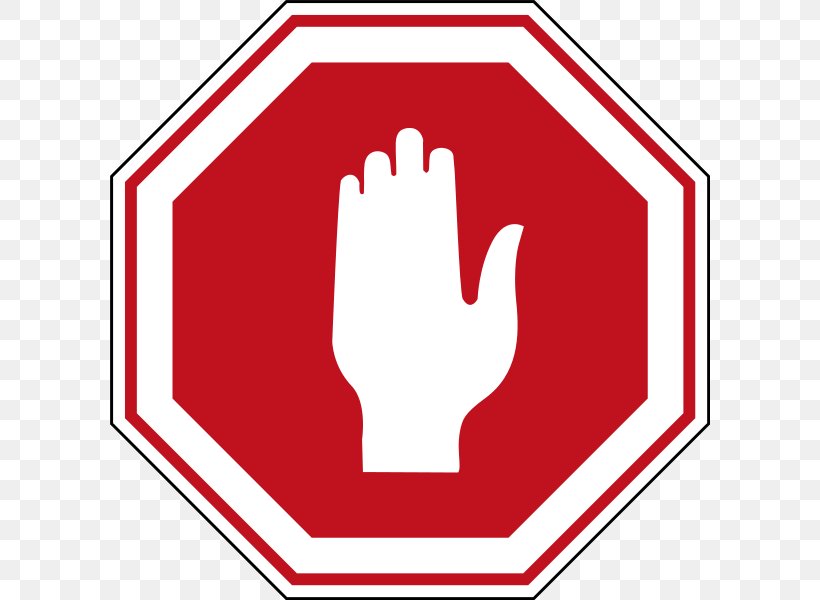 Stop Sign Traffic Sign Clip Art, PNG, 600x600px, Stop Sign, Area, Brand, Document, Finger Download Free