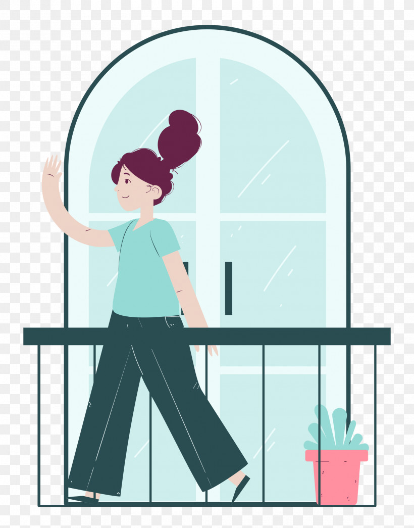 Balcony Home Rest, PNG, 1961x2500px, Balcony, Cartoon, Drawing, Home, Poster Download Free