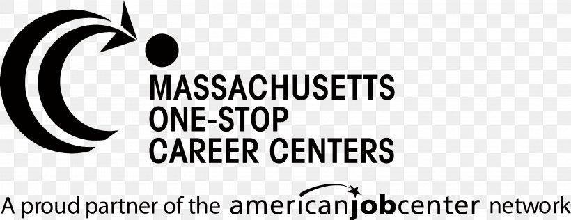 Career Center Of Lowell Greater Boston Career Centers Job Employment, PNG, 3130x1207px, Greater Boston, Area, Black And White, Brand, Calligraphy Download Free