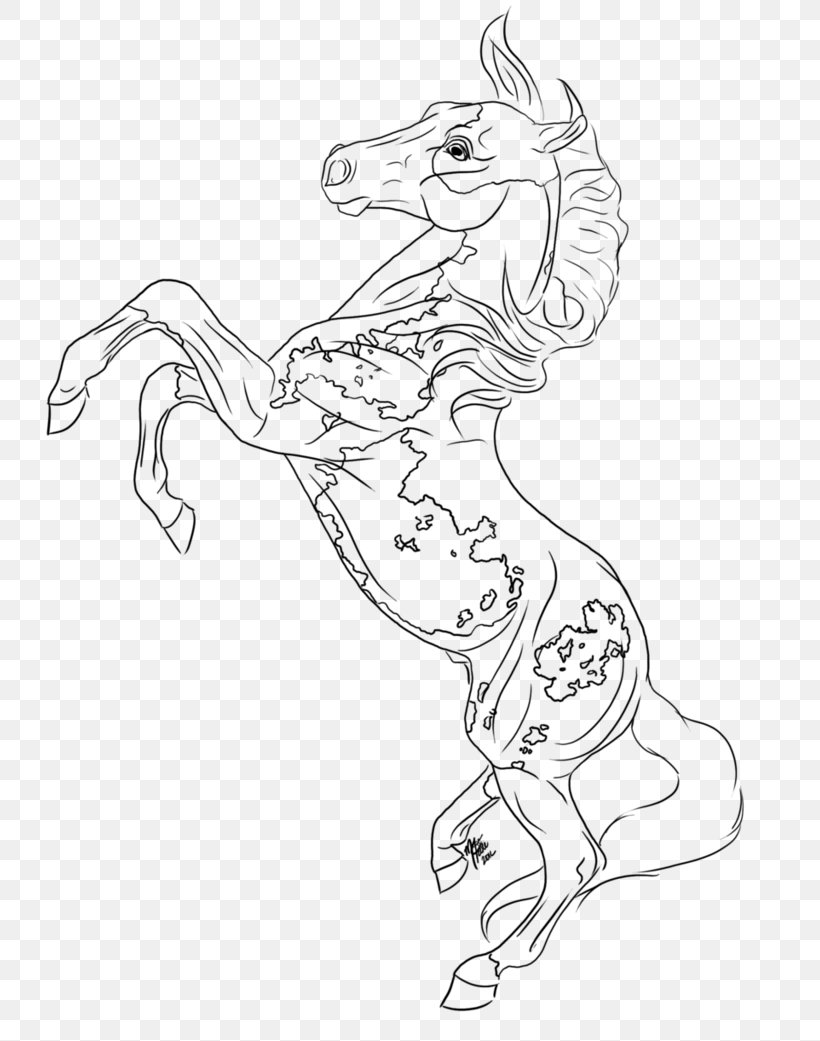 Line Art American Paint Horse Rearing Drawing Sketch, PNG, 767x1041px, Line Art, American Paint Horse, Animal Figure, Arm, Art Download Free