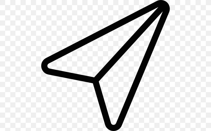 Airplane Paper Plane, PNG, 512x512px, Airplane, Black And White, Paper, Paper Plane, Symbol Download Free