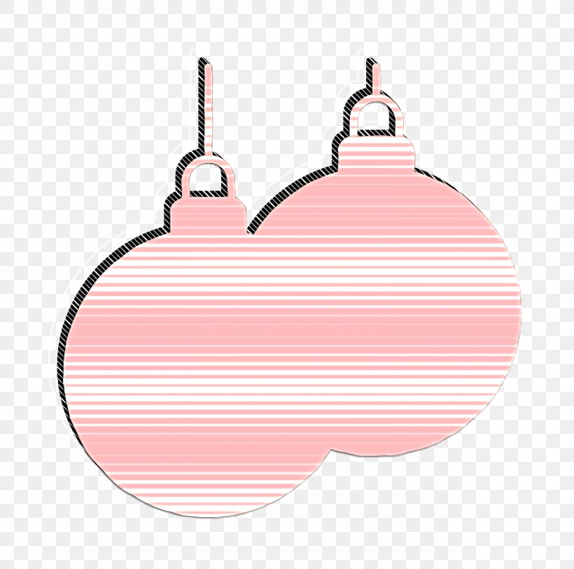 Christmas Baubles, PNG, 1284x1274px, Baubles Icon, Christmas Icon, Logo, Magenta, Peach Download Free