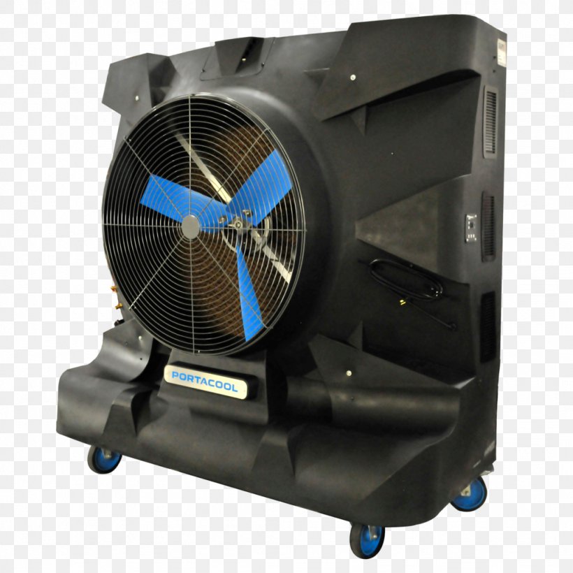 Evaporative Cooler Fan Refrigeration Chiller Air Conditioning, PNG, 1024x1024px, Evaporative Cooler, Air Conditioning, Air Cooling, Chiller, Computer Cooling Download Free