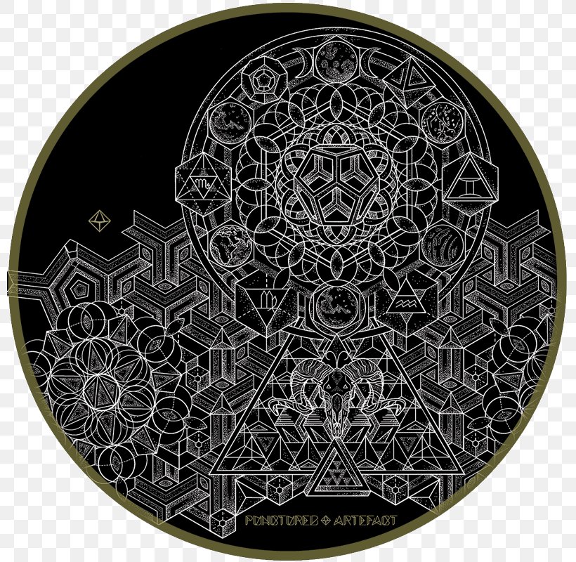 Owl Circle Sacred Geometry Platonic Solid, PNG, 800x800px, Owl, Crescent, Dishware, Disk, Geometry Download Free