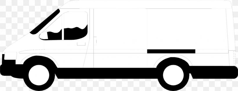 Van Car Clip Art, PNG, 958x368px, Van, Area, Automotive Design, Automotive Exterior, Black And White Download Free