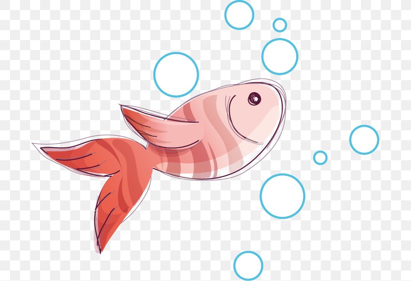 Swim The Fish Illustration, PNG, 694x561px, Watercolor, Cartoon, Flower, Frame, Heart Download Free