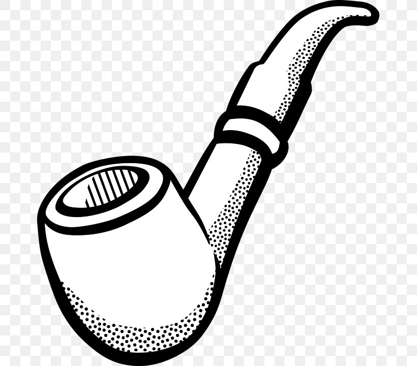 Tobacco Pipe Clip Art, PNG, 673x720px, Tobacco Pipe, Black And White, Line Art, Monochrome, Pipe Download Free