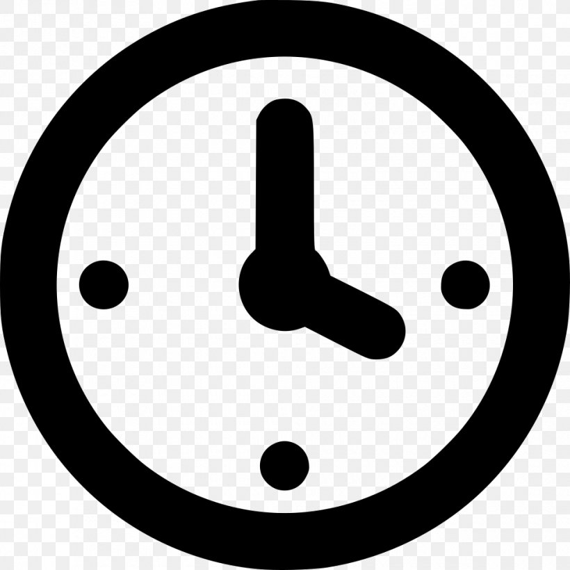 Alarm Clocks Timer, PNG, 980x980px, Clock, Alarm Clocks, Area, Black And White, Font Awesome Download Free