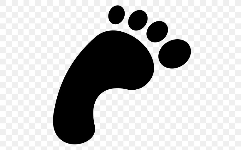 Footprint Symbol, PNG, 512x512px, Footprint, Black, Black And White, Ecological Footprint, Monochrome Download Free