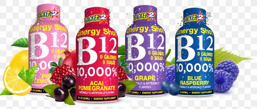 Energy Drink Energy Shot Dietary Supplement Vitamin B-12 Bottle, PNG, 965x410px, Energy Drink, B Vitamins, Bottle, Caffeine, Dietary Supplement Download Free