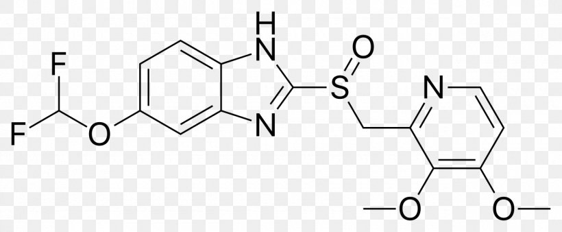 Esomeprazole Enantiomer Pharmaceutical Drug Pantoprazole, PNG, 1280x528px, Omeprazole, Area, Bioavailability, Black And White, Diagram Download Free