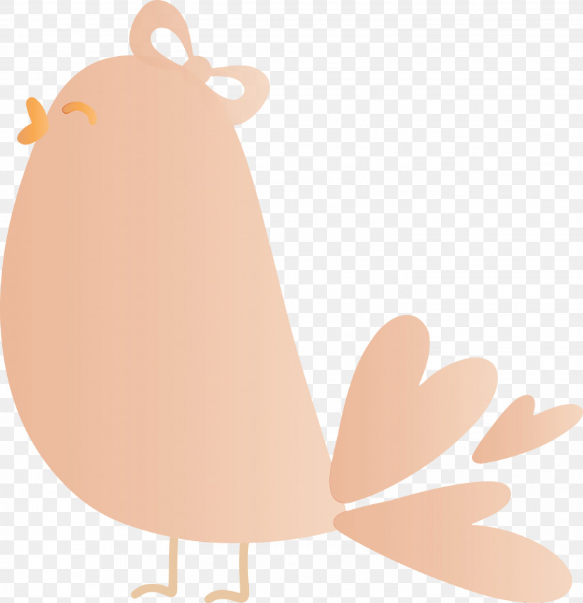 Chicken Rooster Cartoon Bird Beak, PNG, 2898x3000px, Cute Cartoon Bird, Beak, Bird, Cartoon, Chicken Download Free