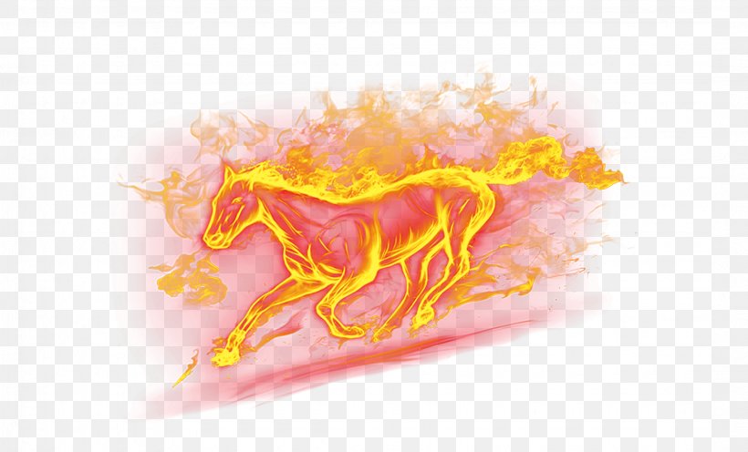 Horse Fire Flame, PNG, 2155x1304px, Horse, Fire, Flame, Orange, Text Download Free