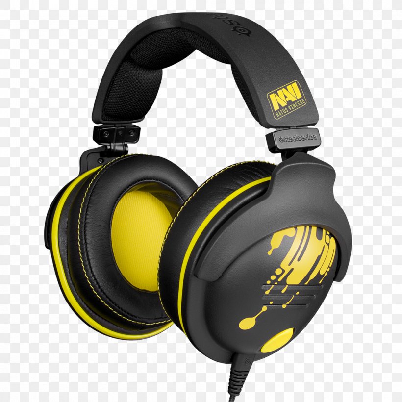 Laptop Headphones SteelSeries Natus Vincere Video Game, PNG, 1000x1000px, 71 Surround Sound, Laptop, Audio, Audio Equipment, Dolby Headphone Download Free