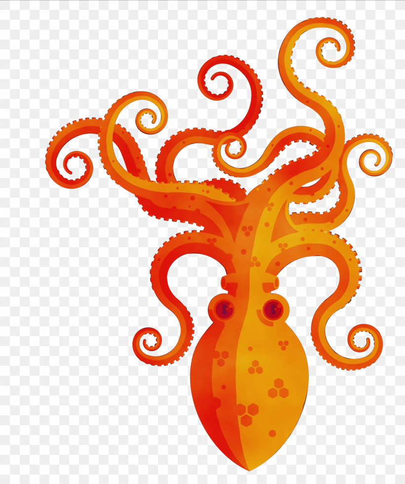 Octopus Science Biology, PNG, 1591x1900px, Watercolor, Biology, Octopus, Paint, Science Download Free