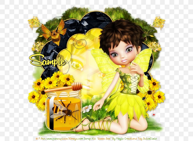 Sunflower M Honey Bee Illustration M. Butterfly, PNG, 600x600px, Sunflower M, Art, Bee, Butterfly, Fairy Download Free