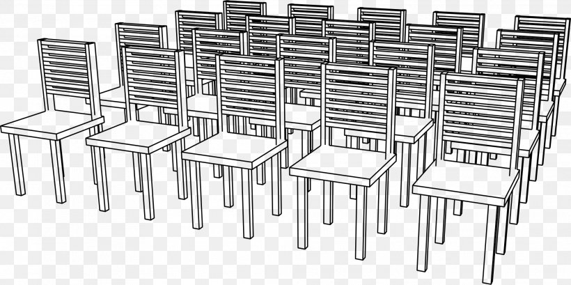 Furniture Chair, PNG, 2016x1007px, Furniture, Black And White, Chair, Structure, Table Download Free