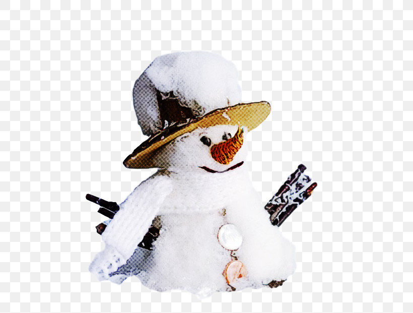 Snowman, PNG, 717x621px, Snowman, Hat, Headgear, Plush, Snow Download Free