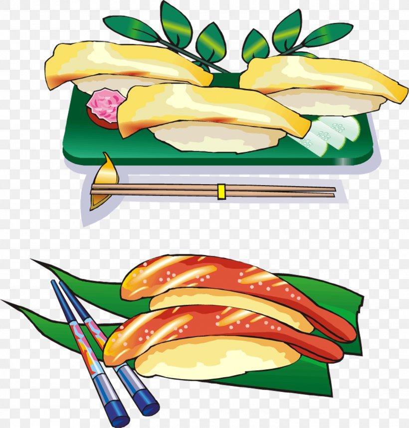 Sushi Japanese Cuisine Sashimi Makizushi, PNG, 1500x1572px, Sushi, Cartoon, Cartoon Sushi, Cooked Rice, Cuisine Download Free