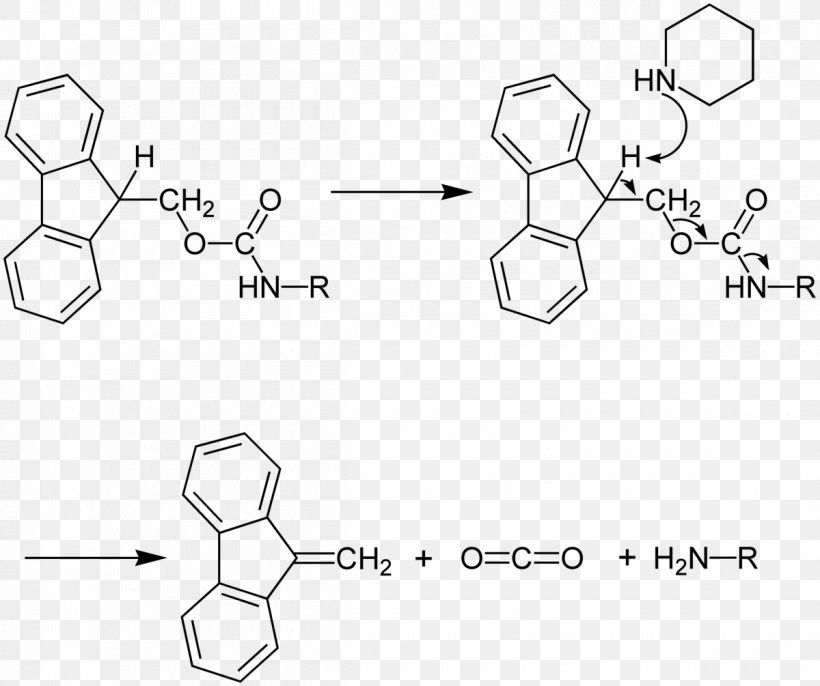 Fluorenylmethyloxycarbonyl Chloride Protecting Group Peptide Synthesis Piperidine Amine, PNG, 1200x1005px, Fluorenylmethyloxycarbonyl Chloride, Acyl Group, Amine, Area, Black And White Download Free