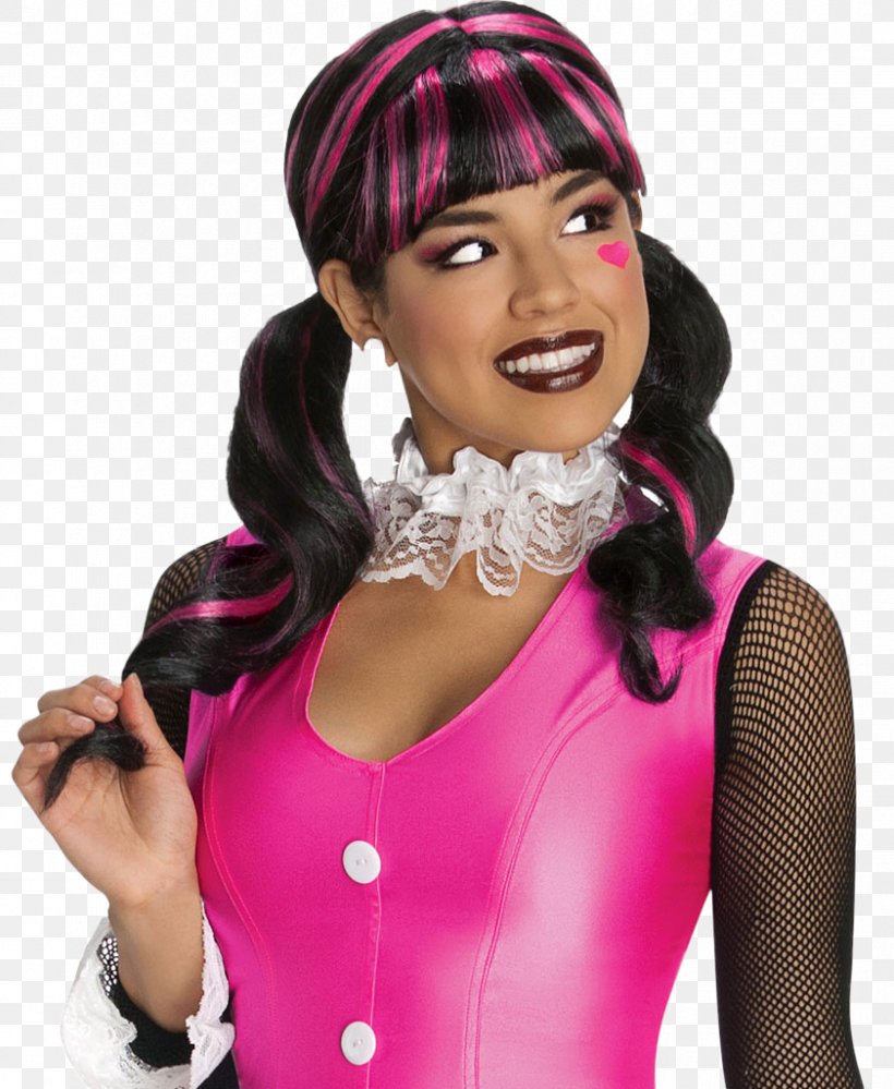Frankie Stein Monster High Wig Halloween Costume, PNG, 841x1025px, Frankie Stein, Brown Hair, Child, Clothing Accessories, Costume Download Free