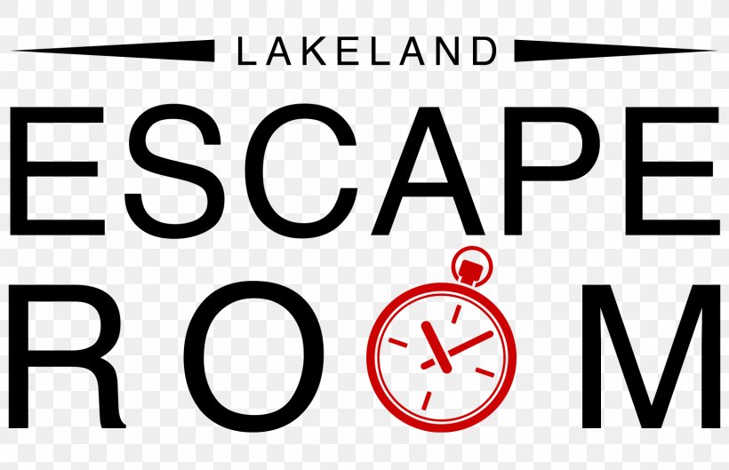 Logo Brand Lakeland Escape Room Trademark Product, PNG, 1600x1034px, Logo, Area, Brand, Escape Room, Lakeland Download Free