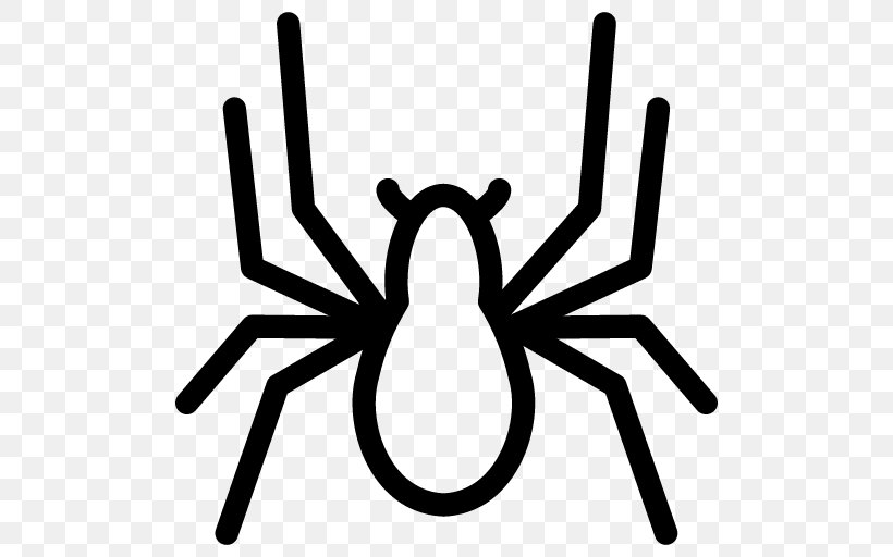 Spider YouTube Eight Legs, PNG, 512x512px, Spider, Artwork, Black And White, Black House Spider, Eight Legs Download Free