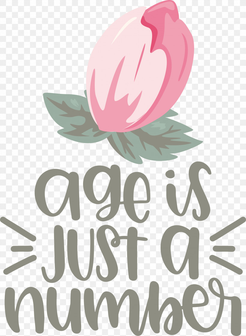Birthday Age Is Just A Number, PNG, 2188x2999px, Birthday, Biology, Floral Design, Flower, Logo Download Free