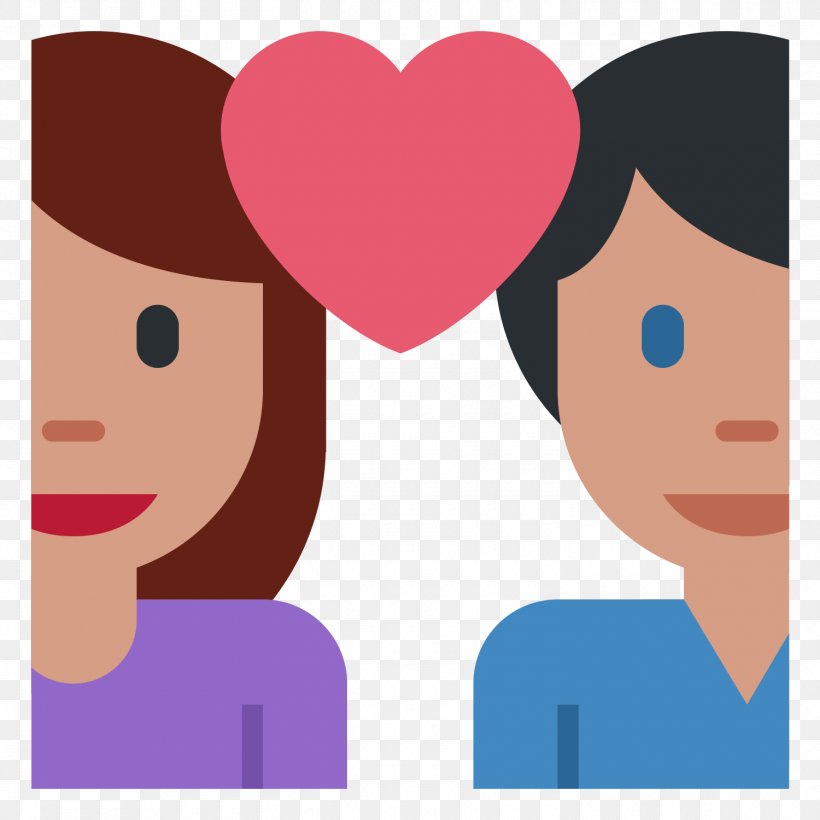 Emoji Heart Emoticon Couple, PNG, 1500x1500px, Watercolor, Cartoon, Flower, Frame, Heart Download Free