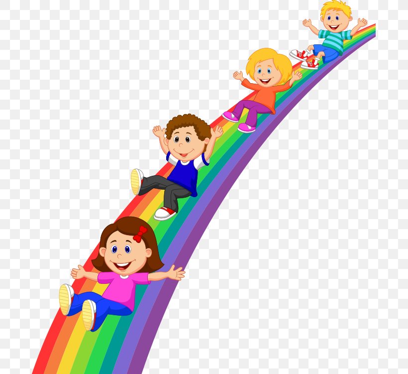 Rainbow Child Cartoon Illustration, PNG, 691x751px, Rainbow, Area, Boy, Cartoon, Child Download Free